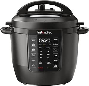 Instant Pot RIO, 7-in-1 Electric Multi-Cooker, Pressure Cooker, Slow Cooker, Rice Cooker, Steamer, Saute, Yogurt Maker, & Warmer, Includes App With Over 800 Recipes, 6 Quart