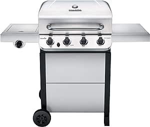 Char-Broil Performance Series Convective 4-Burner with Side Burner Cart Propane Gas Stainless Steel Grill - 463377319